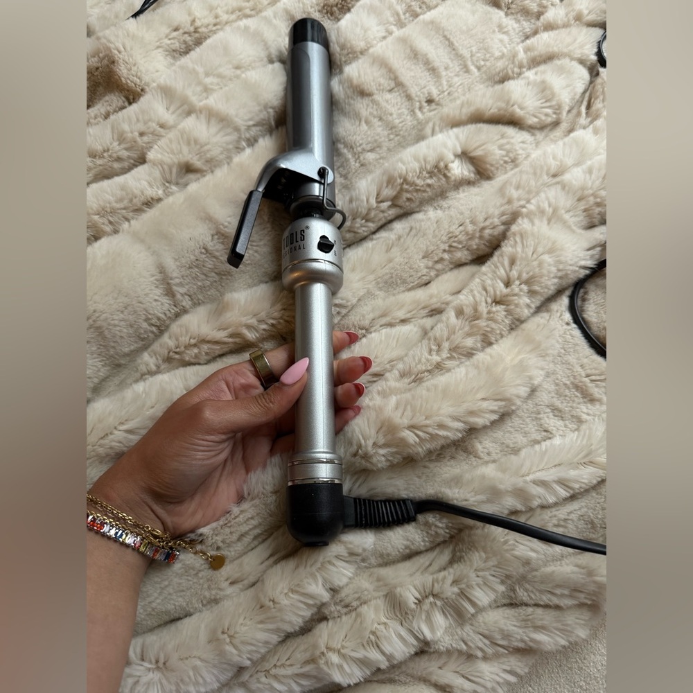 Hot tools Silver Curling Iron